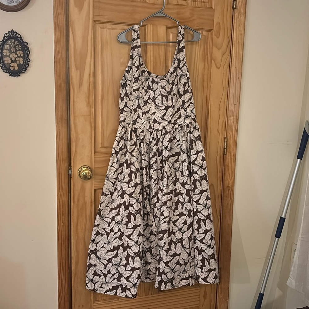 Square neck cotton sundress J.Crew Size 16 Plus